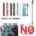 Reusable Straws I Stainless Steel Straws with Silicone Tips I Collapsible Straw Keychain Case and Straw Cleaning Brush I Portable Drinking Foldable Travel Straws with Case - Buy Online on GoSupps.com