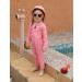 weVSwe Baby Toddler Boy Swimsuit | UPF 50+ Sun Protection Rash Guard Swimwear | Crotch Zipper | Pink Whale | 0-3 Years - Buy Online on GoSupps.com