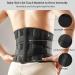 Back Brace for Lower Back Pain Relief - Sciatica Herniated Disc Support | Breathable Lumbar Support for Men & Women - Large Black - Buy Online on GoSupps.com