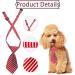 BIPY 30pcs Dog Neckties Collar Bow Tie Set for Small Medium Large Cats - Paw Printed Neck Ties for Parties, Birthdays, and Weddings - Buy Online on GoSupps.com