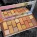 16 Color Eyeshadow Palette - Long Lasting, Waterproof, Highly Pigmented Makeup with Gold Glitter, Pearly Matte Shades - Natural Warm Tones for Full Face Glamour - Buy Online on GoSupps.com