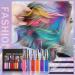 RoseFlower 6 Colours Hair Chalk Combs - Washable Temporary Hair Dye for Kids, Boys, Girls, Women - Pink, Purple, Blue, Orange - Carnival, Birthday, Cosplay, Halloween, Xmas - Buy Online on GoSupps.com