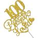 Tenhaisi Gold Glitter 100 Years Blessed & Loved Cake Topper - 100th Birthday Cake Topper -100 and Fabulous Birthday Cake Supplies - 100th Birthday Anniversary Party Decoration - Buy Online on GoSupps.com