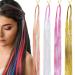 Fake Hair Pet Fiber Luxurious Hair Extensions - Hair Tinsel Glitter Hair Extension Hair Shimmer Strands Hair Dye Colored - Buy Online on GoSupps.com