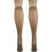 Truform Sheer Compression Stockings for Women - 8-15 mmHg Open Toe Knee High 20 Denier Beige Large (1 Pair) - International Shipping Available - Buy Online on GoSupps.com