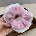 amangul Large Scrunchies Lace Trim Vintage Floral Hair Scrunchy 90s Women Girls Thick Hair Accessory Hair Tie Ponytail Holder(12 Beige Velvet Hair) - Buy Online on GoSupps.com