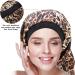 2-Piece Long Satin Bonnet Set for Braids, Dreadlocks, and Curly Hair - Leopard Print Sleep Cap for Long Hair - Buy Online on GoSupps.com