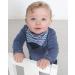 Cheeky Chompers Neckerchew Baby Bib with Teether | Reversible Dribble Bib for Teething Toddlers | Preppy Stripes Design | Award-Winning | One Size - Buy Online on GoSupps.com