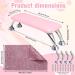 Professional Pink Leather Arm Rest for Nails with Wipes - Manicure Hand Pillow for Nail Techs - Buy Online on GoSupps.com