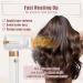 VOCOSTE 7-in-1 Hair Dryer Brush - 1400W Hot Air Brush with Adjustable Heat & Speed Fast Heating Ideal for All Hair Types - White Gold Tone - Buy Online on GoSupps.com