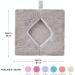 Microfibre Makeup Remover Wipe Face Cleansing Glove Makeup Remover Cloth with Just Water Washable Reusable Towel Make Up Remover Mitt All Skin Types Hypoallergenic Grey - Buy Online on GoSupps.com
