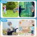 Dioju Dart Board for Kids - Double Sided Dartboard with 12 Sticky Balls | Indoor Outdoor Sport Toys for Boys & Girls | Target Action Game for Ages 3-12 | Perfect Birthday Party Gift - Buy Online on GoSupps.com