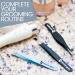 Tweezer Guru Pointed Precision Ingrown Hair Tweezers - 2 Piece Set for Eyebrows, Blackhead, and Splinter Removal - Buy Online on GoSupps.com