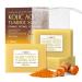 LAIKOU LAIKOU Turmeric Soap Kojic Acid Face and Body 3 Pezzi Ginger Soap 120g for All Skin Types Facial and Body Cleansing