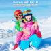 MoKo Toddler Ski Mittens - Insulated Waterproof Gloves for Girls Boys - Warm Fleece Winter Snow Mittens (S Size, Pink) - Buy Online on GoSupps.com