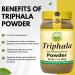 BASIC AYURVEDA Triphala Powder 7.05 Oz (200g) | Traditional Three Fruit Blend of Amla Haritaki & Bibhitaki | Pure Powder Ingredient | Vegan & Gluten-Free - Buy Online on GoSupps.com