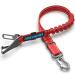 IOKHEIRA Dog Safety Belt Adjustable Dog Belt for Car with Universal Plug & Locking Bar Cherry Red