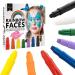 Bik Bok Creations Set of 8 Rainbow Face Paint Crayons for All Ages - Perfect for Parties, Halloween & More! - Buy Online on GoSupps.com