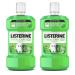 Listerine Total Care Kids Alcohol-Free Anticavity Sodium Fluoride Mouthwash ADA Accepted Oral Rinse for Dental Cavity Protection Mint Shield Flavor Convenience Pack 2 x 500 mL 16.91 Fl Oz (Pack of 2)