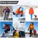 Cevapro Waterproof Winter Gloves - Touchscreen Thermal Ski Gloves for Men Women (Black, Medium) - Buy Online on GoSupps.com
