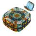 Storage bags for women's bandages Indian mandala flower pattern psychedelic flower portable menstrual pad bag panty liners tampons women's bandages storage holder for women school