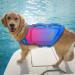Vivaglory Dog Lifeguard Vest - Skin-Friendly Neoprene Swimming Safety for Large Dogs - D-Ring & Quick Lock - Pink Blue XL (71-84cm) - Buy Online on GoSupps.com