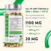 Premium Vegan Omega 3 High Strength 1100mg - 600mg DHA & 300mg EPA - 120 Vegan Capsules with Vitamin E - Sustainable Algae Oil Source - Buy Online on GoSupps.com