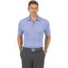 IBKUL Men's Athleisure UPF 50+ Icefil Cooling Polo - Charcoal/Lavender Curled Waves (Modern Fit, Size Large) - Buy Online on GoSupps.com