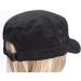 Leoodo Adjustable Military Cap for Men & Women | Cotton Sun Hat for Hiking & Sports | One Size Black - Buy Online on GoSupps.com