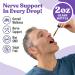 Nervestra Nerve Health Support Supplement | Fast-Absorbing Herbal Liquid - Turmeric White Willow Bark B-Vitamins & More for Optimal Nerve Function - Buy Online on GoSupps.com