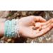 Boho Bracelet Hair Ties Stack - Cute Hair Tie Bracelets for Women - Buy Online on GoSupps.com