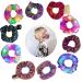 LED Hair Scrunchies for Girls with Hidden Zipper Pocket |10PCS| LED Glow Hair Bands  Light up Scrunchies with 3 Light Modes  Summer Accessories  Glow in The Dark Hair Ties (Mermaid 10)