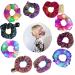 LED Hair Scrunchies for Girls with Hidden Zipper Pocket |10PCS| LED Glow Hair Bands  Light up Scrunchies with 3 Light Modes  Summer Accessories  Glow in The Dark Hair Ties (Mermaid 10)