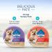 Blue Buffalo Delights Small Breed Wet Dog Food Pate - Filet Mignon & Porterhouse 3.5oz Cups (12 Pack) - Buy Online on GoSupps.com