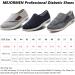 Men's Stylish Diabetic Shoes Extra Wide Width Adjustable Closure - Light Gray - Buy Online on GoSupps.com