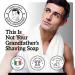 Buy Mr. Fine 21C Men's Shaving Soap - Natural Lather Razor Burn Protection Made in Italy - 5oz Barber Blue - Buy Online on GoSupps.com