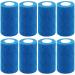 BQTQ 8 Rolls Cohesive Bandage 4 Inch Self Adherent Sport Wrap Tape Stretch Bandage Wrap Athletic Tape for Human and Animals Ankle Sprains Swelling Blue Blue 4 Inch