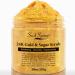 Seed Spring 24K Gold & Sugar Body Scrub - Exfoliating Body Scrub - Moisturizing & Deep Cleansing - Remove Dead Skins - Anti Aging Hydrating Body Scrub for Women Men - 10 oz