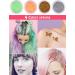 EBANKU 10 Colors Temporary Hair Chalk Comb Set with Glitter Tubes, Stencils - Washable Hair Color for Girls, Kids - DIY Dyeing Party, Cosplay, Halloween, Christmas - Buy Online on GoSupps.com