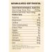 Granulated Erythritol (900g/31.75oz) - 100% Natural Sugar Replacement for Keto diets - Ideal for Baking, Meringues, Ice Cream - Non-GMO - Buy Online on GoSupps.com