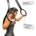 Nordic Lifting Gymnastic Rings and Straps - Heavy Duty for Gymnastics, Crossfit, & Fitness Training - Olympic Home Gym Set with PC Plastic - Black - Buy Online on GoSupps.com