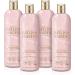Baylis & Harding Elements Body Wash Bundle - White Tea & Neroli, Pink Blossom & Lotus Flower - 6 x 500ml Bottles - Vegan Friendly - Buy Online on GoSupps.com