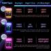 neon nights Glow in The Dark Paint Set - 8 Pack UV Acrylic Paints - Self Luminous 20mL for Halloween & Holiday Decor - Blacklight Activated - Buy Online on GoSupps.com