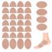 8Sheets Moleskin Pads for Feet Adhesive Blister Prevention Pads Waterproof Flannel Blister Tape Anti-Wear Heel Patch Bandages for Outdoor Long Trips Hiking Mountaineering (2 x 3 inches)