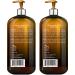 Argan Oil Shampoo and Conditioner | Majestic Pure Sulfate-Free Formula for Volumizing Hair Restoration | Vitamin Enriched | 16 fl oz - Men & Women - Buy Online on GoSupps.com
