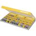 Plano Edge 3600 Terminal Tackle Storage  Gray and Yellow  Includes 10 Hook Retainers  Rustrictor Rust-Resistant Technology  Waterproof Premium Fishing Utility Box - Buy Online on GoSupps.com