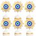 Evil Eye Themed Happy Birthday Cupcake Toppers 18-PC Set - This is a great evil eye birthday party or baby shower party third eye decoration for a boy or girl - SugarGera CU-EVIL-Y1