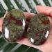 Buy XIANNVXI 2.4 Large Crystals Bloodstone Worry Stones | Natural Polished Oval Palm Healing Energy Stone - Fast International Shipping - Buy Online on GoSupps.com