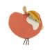 sigikid 39730 heat pad red/brown 23x20x5 cm red/brown/apple