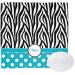 YouCustomizeIt Personalized Dots & Zebra Washcloth